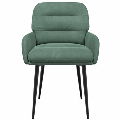 Sedie da pranzo 6 pcs Velluto Verde Mare 59 x 59,5 x 90 cm | homemem39