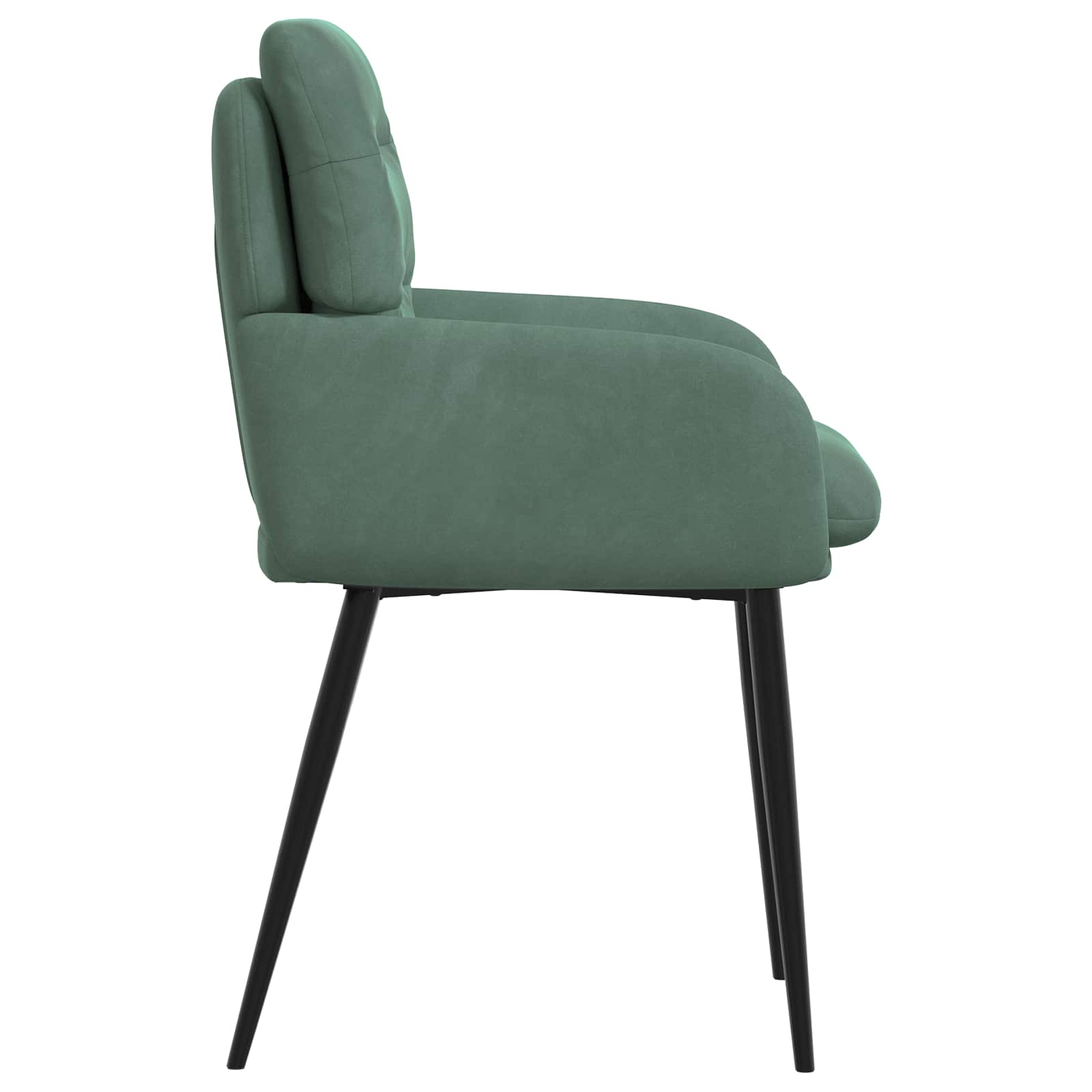 Sedie da pranzo 6 pcs Velluto Verde Mare 59 x 59,5 x 90 cm | homemem39