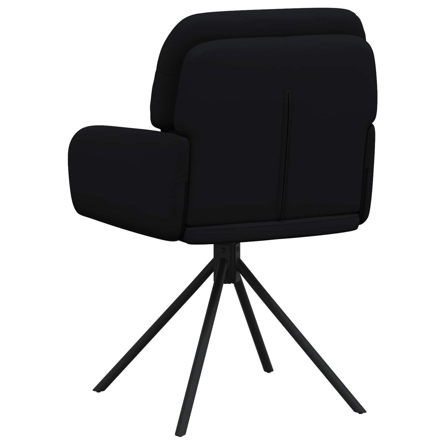 Sedie da pranzo girevoli 4 pcs Similpelle Nero | homemem39