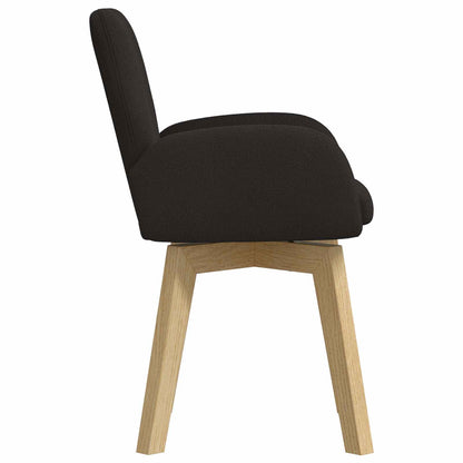 Sedie da pranzo girevoli 6 pcs Bouclé Nero 54 x 58 x 87 cm | homemem39