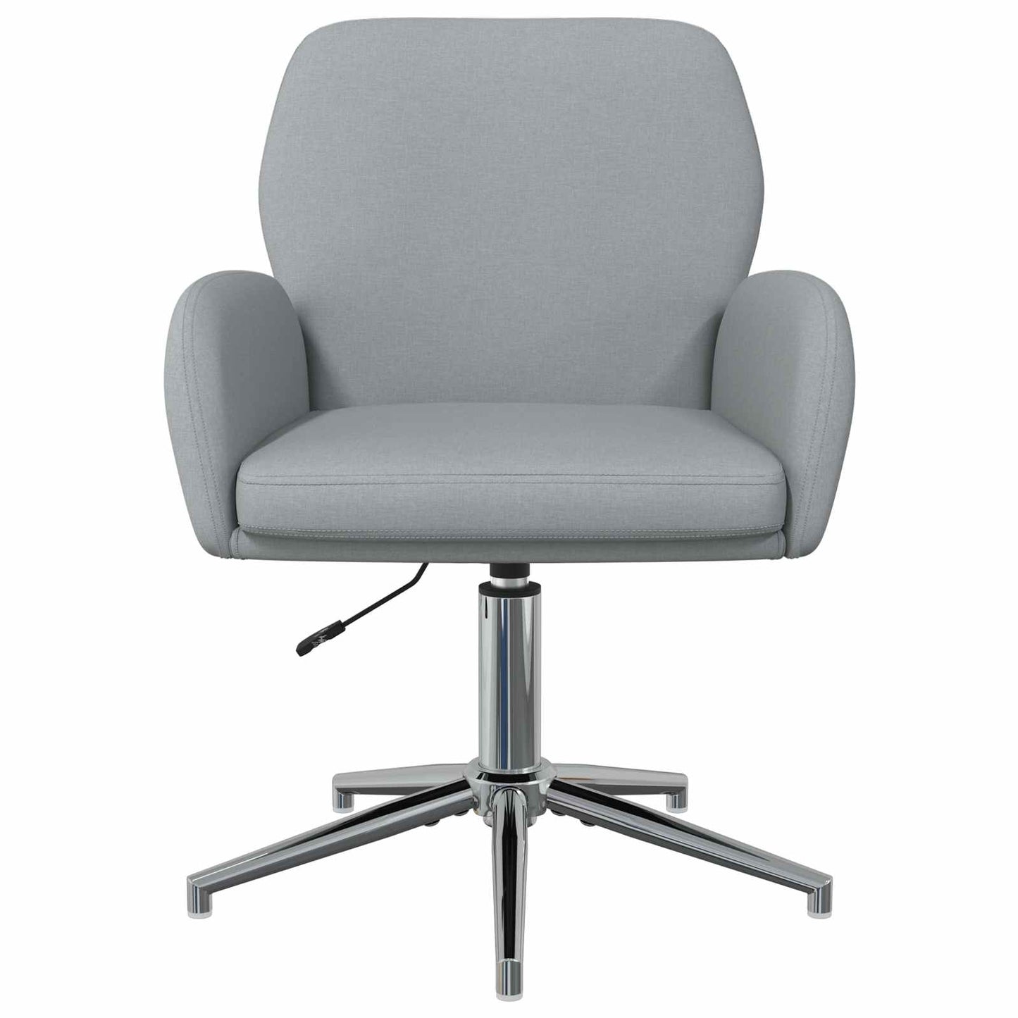 Sedie da scrivania girevoli 2 pz 54 x 58 x 90 cm Grigio Chiaro | homemem39
