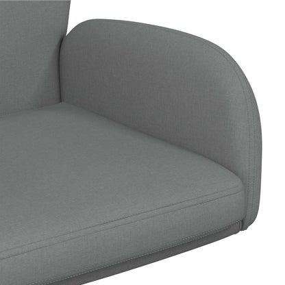 Sedie da scrivania girevoli 2 pz 54 x 58 x 90 cm Grigio Scuro | homemem39