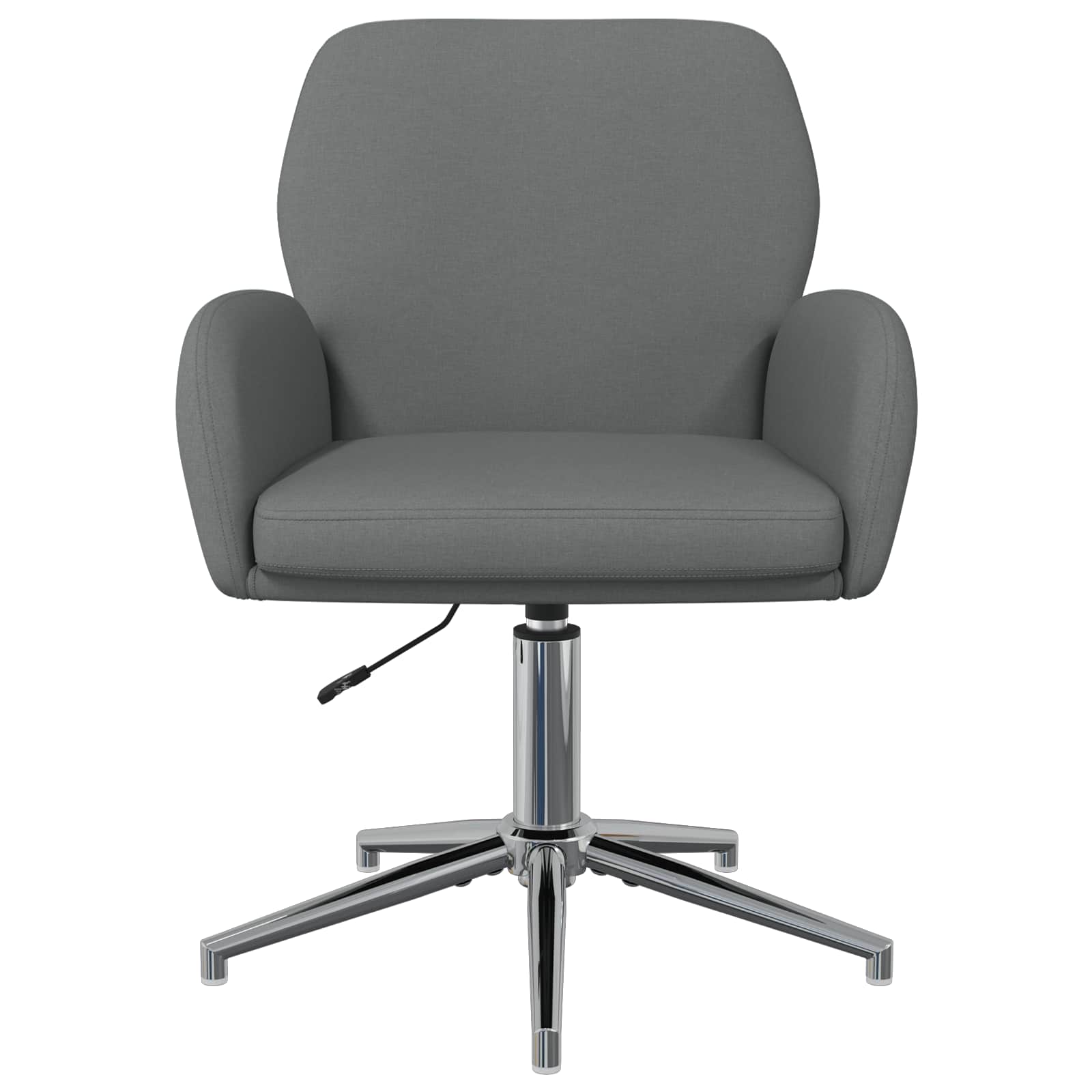 Sedie da scrivania girevoli 2 pz 54 x 58 x 90 cm Grigio Scuro | homemem39
