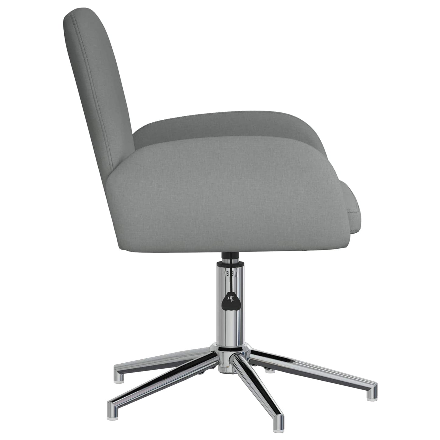 Sedie da scrivania girevoli 2 pz 54 x 58 x 90 cm Grigio Scuro | homemem39