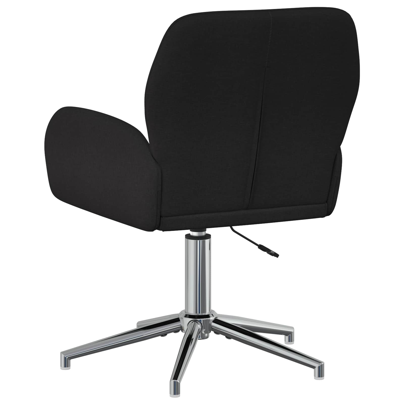 Sedie da scrivania girevoli 2 pz 54 x 58 x 90 cm Nero Tessuto | homemem39