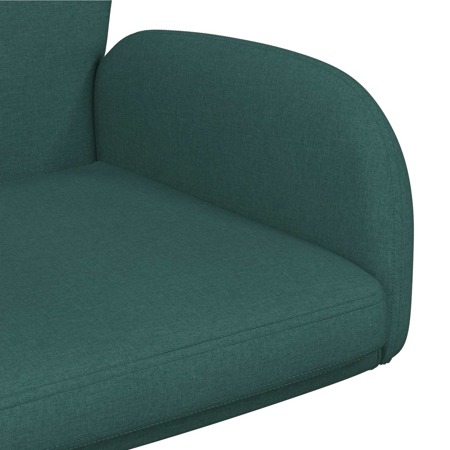 Sedie da scrivania girevoli 2 pz 54 x 58 x 90 cm Verde Scuro | homemem39