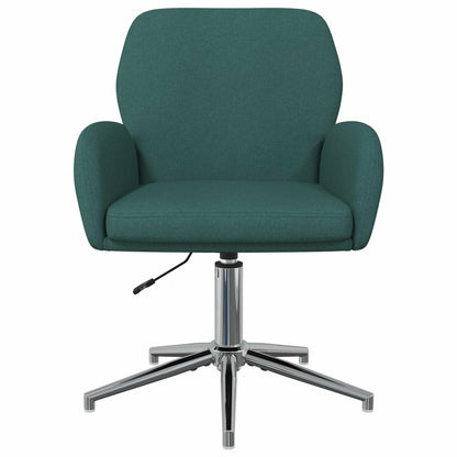 Sedie da scrivania girevoli 2 pz 54 x 58 x 90 cm Verde Scuro | homemem39