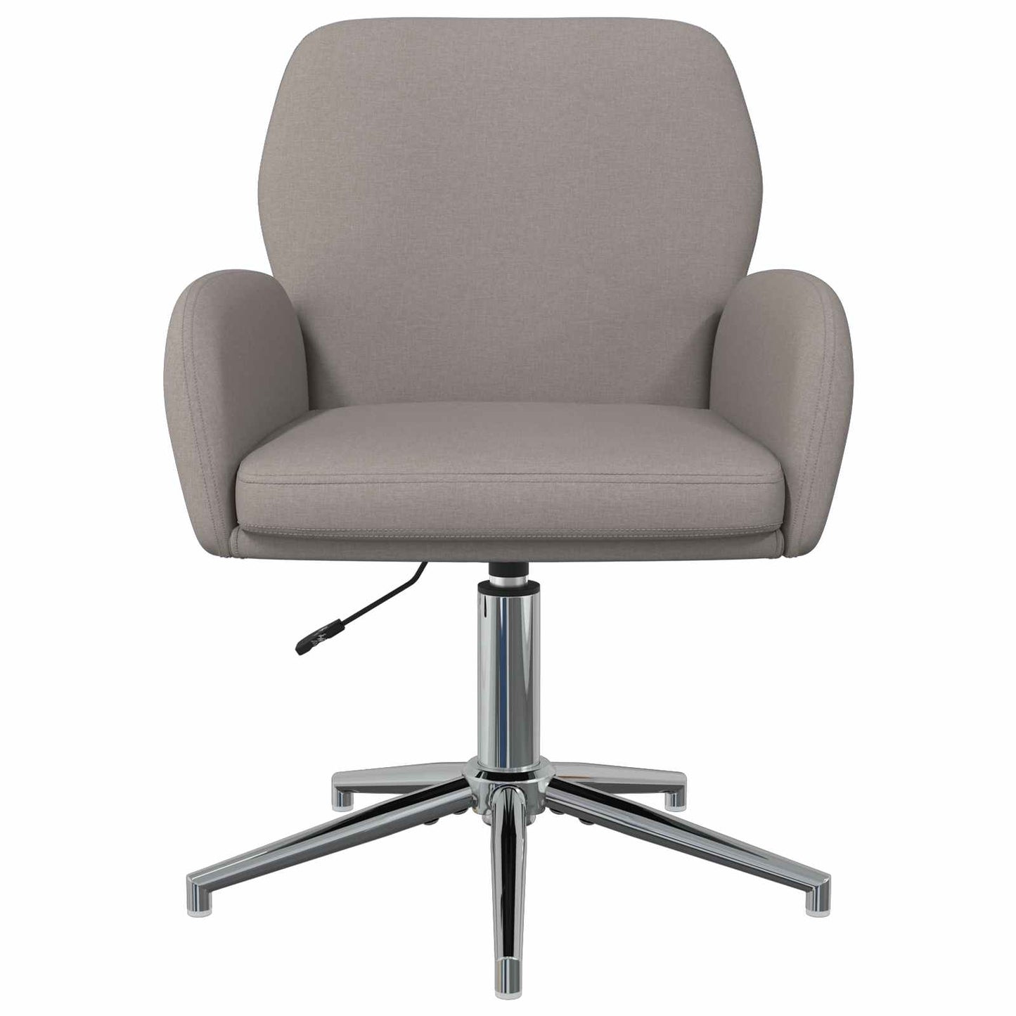 Sedie da scrivania girevoli 2 pz 54 x 58 x 90 cm Tortora