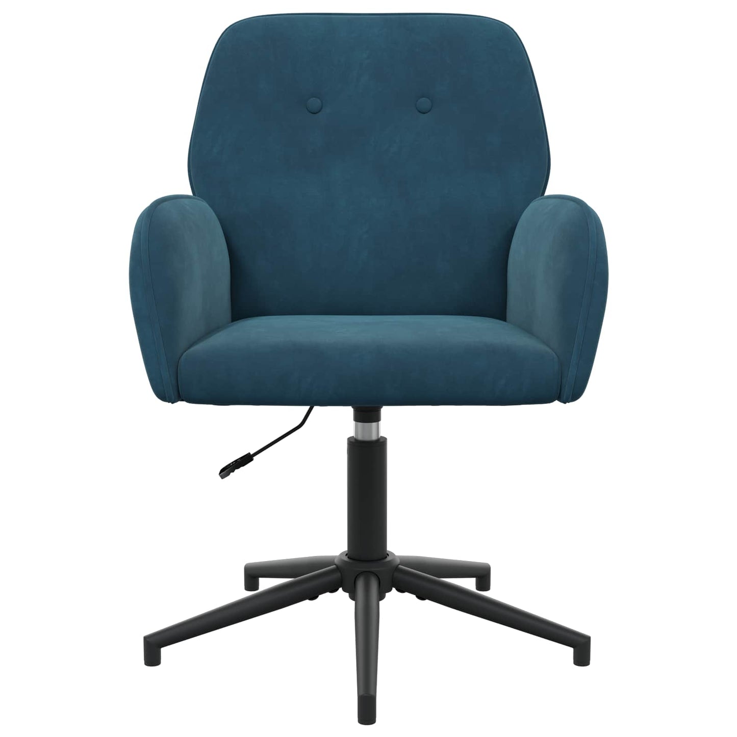 Sedie da scrivania girevoli 4 pz 54 x 55 x 90 cm Blu Velluto | homemem39