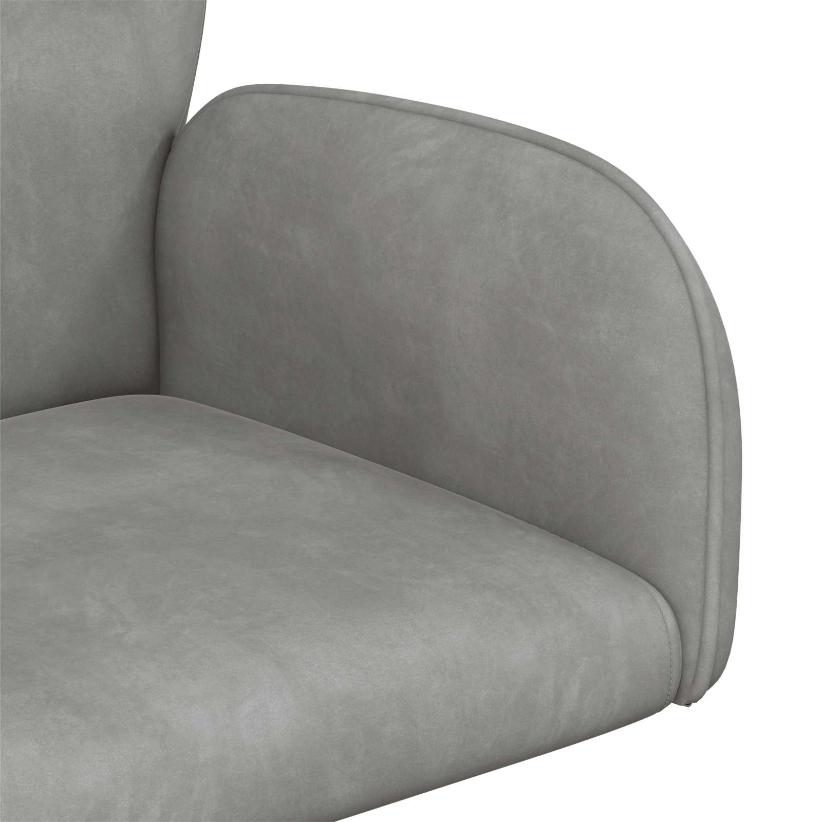 Sedie da scrivania girevoli 6 pz 54 x 55 x 90 cm Grigio Chiaro | homemem39