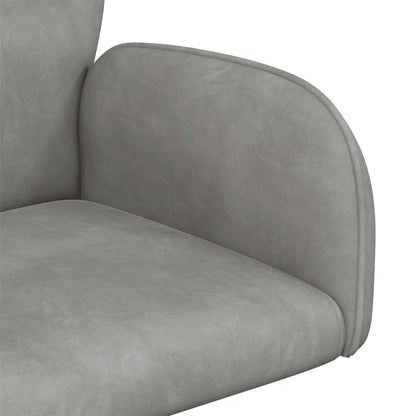Sedie da scrivania girevoli 6 pz 54 x 55 x 90 cm Grigio Chiaro | homemem39