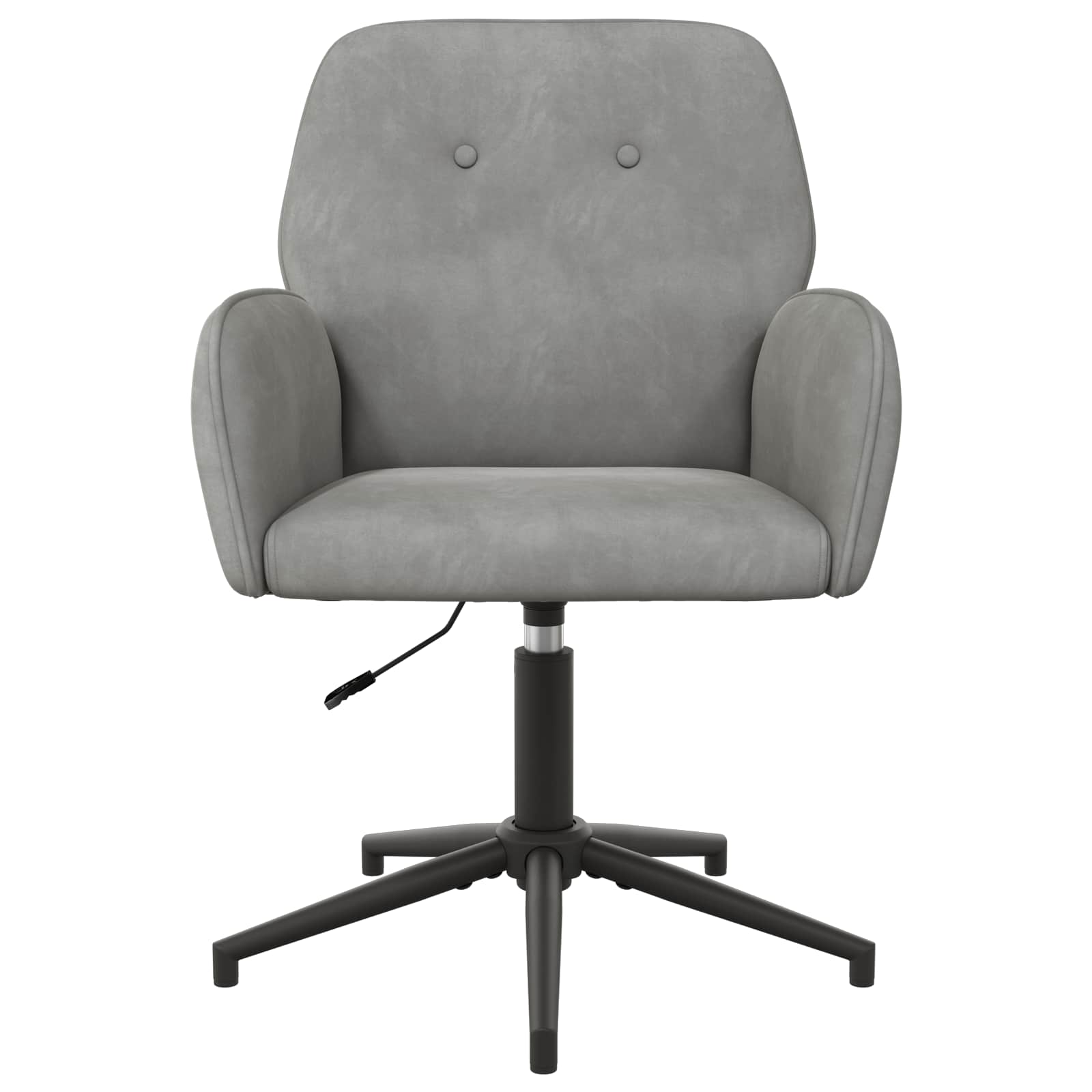 Sedie da scrivania girevoli 6 pz 54 x 55 x 90 cm Grigio Chiaro | homemem39
