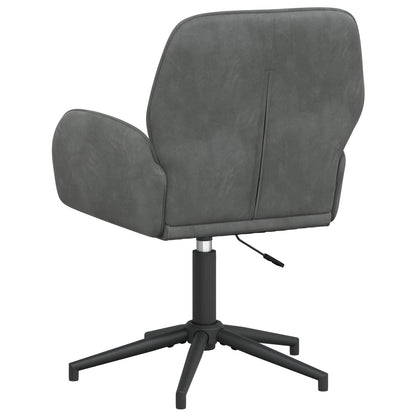 Sedie da scrivania girevoli 6 pz 54 x 55 x 90 cm Grigio Scuro | homemem39
