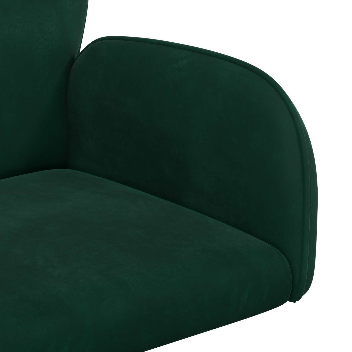 Sedie da scrivania girevoli 6 pz 54 x 55 x 90 cm Verde Scuro | homemem39