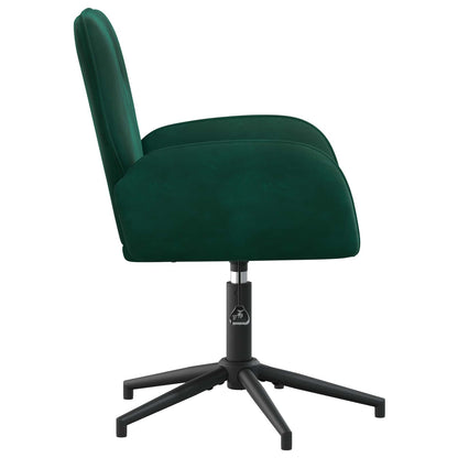 Sedie da scrivania girevoli 6 pz 54 x 55 x 90 cm Verde Scuro | homemem39
