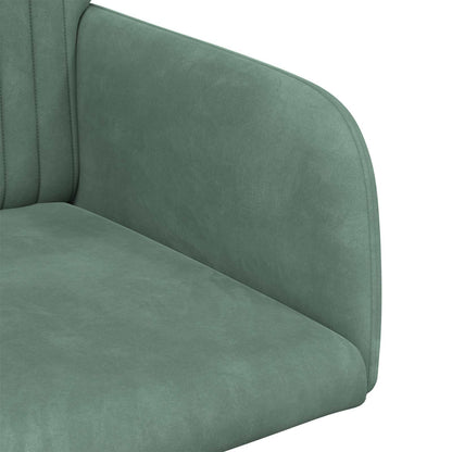 Sedie da pranzo 4 pcs Velluto Verde Mare 55 x 50 x 84 cm | homemem39