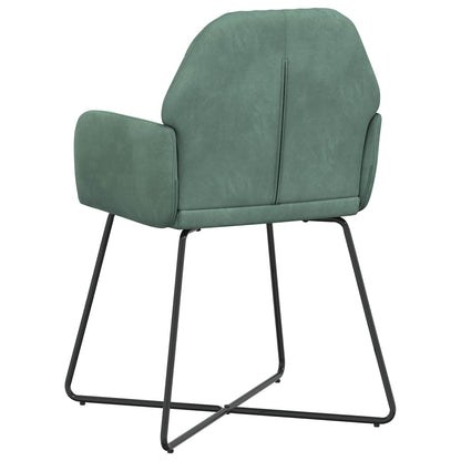 Sedie da pranzo 4 pcs Velluto Verde Mare 55 x 50 x 84 cm | homemem39