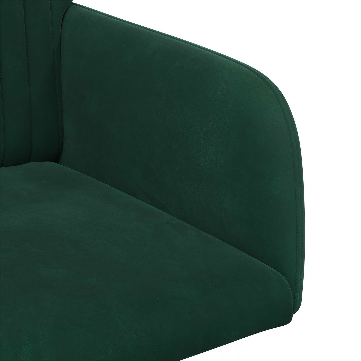 Sedie da pranzo 6 pcs Velluto Verde Scuro 55 x 50 x 84 cm | homemem39