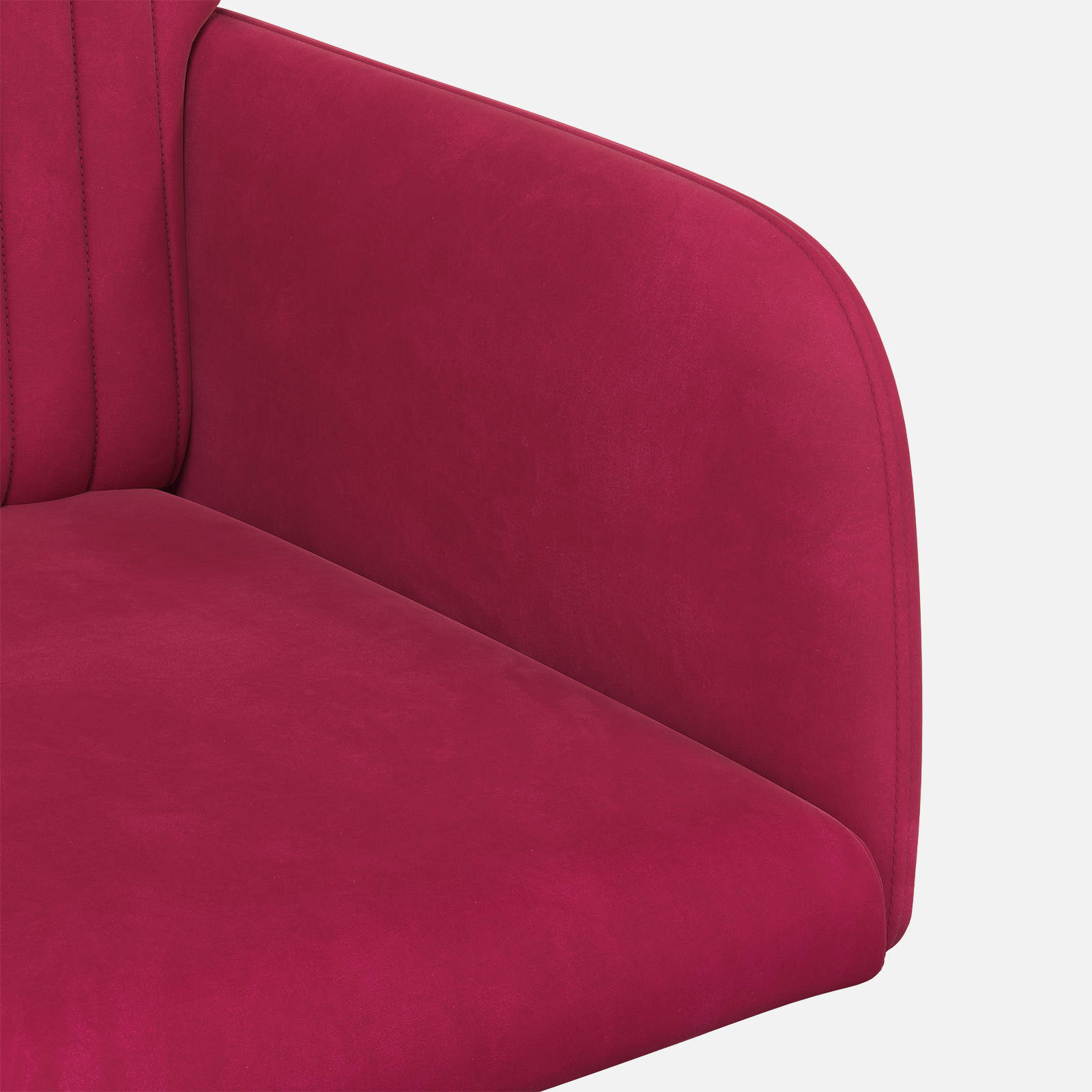 Sedie da pranzo 6 pcs Velluto Rosso Vino 55 x 50 x 84 cm | homemem39