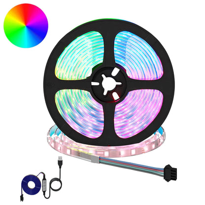 Striscia LED 4 pcs Nero e trasparente 550 x 0,8 x 0,3 cm