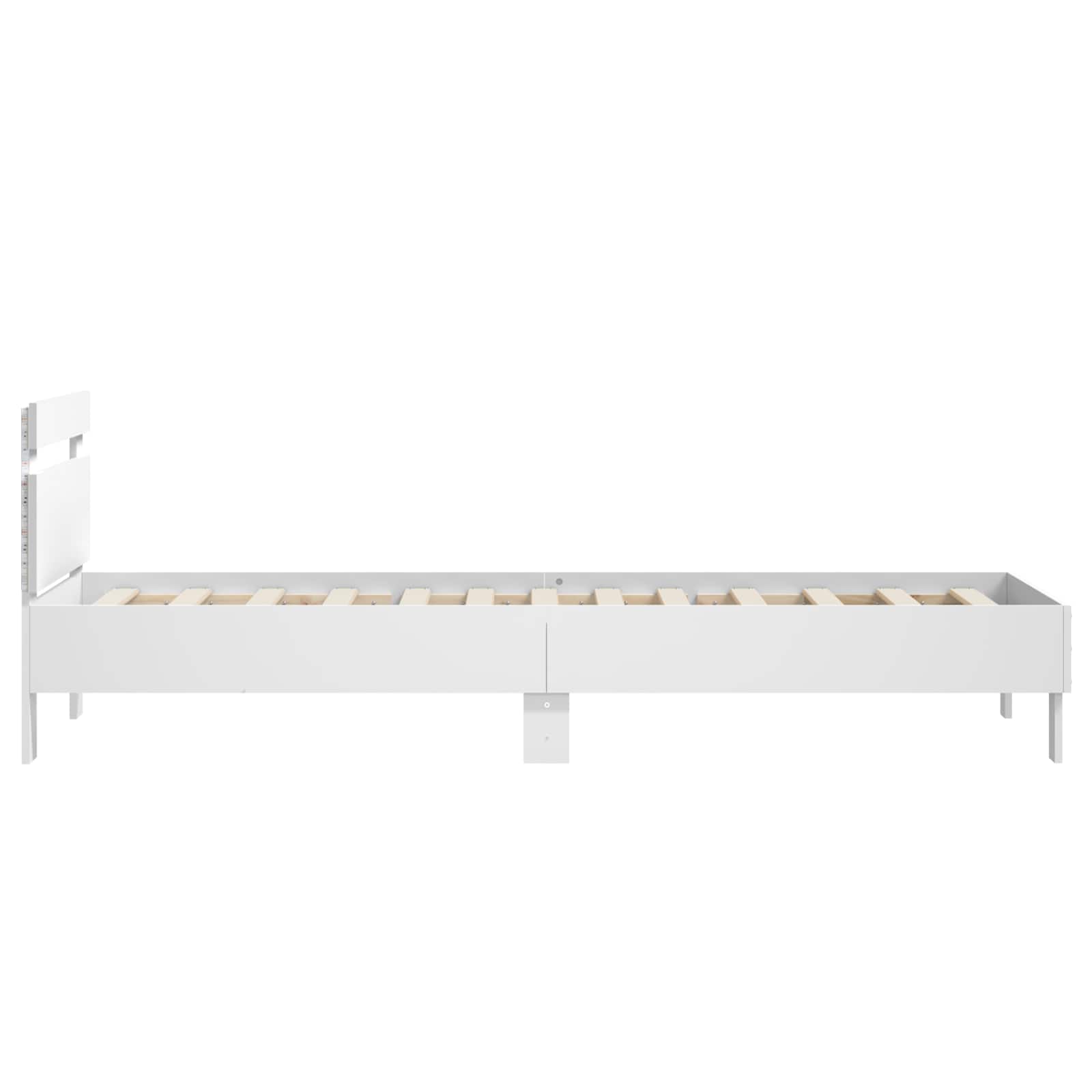 Letto con LED Bianco 80 x 200 cm Legno ingegnerizzato | homemem39