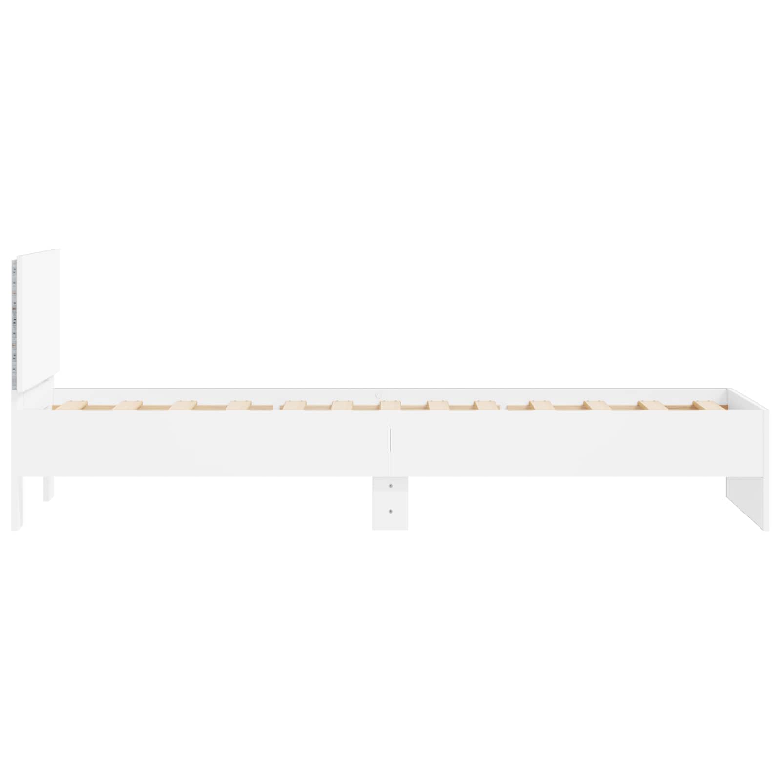 Letto con LED Bianco 80 x 200 cm Legno ingegnerizzato | homemem39