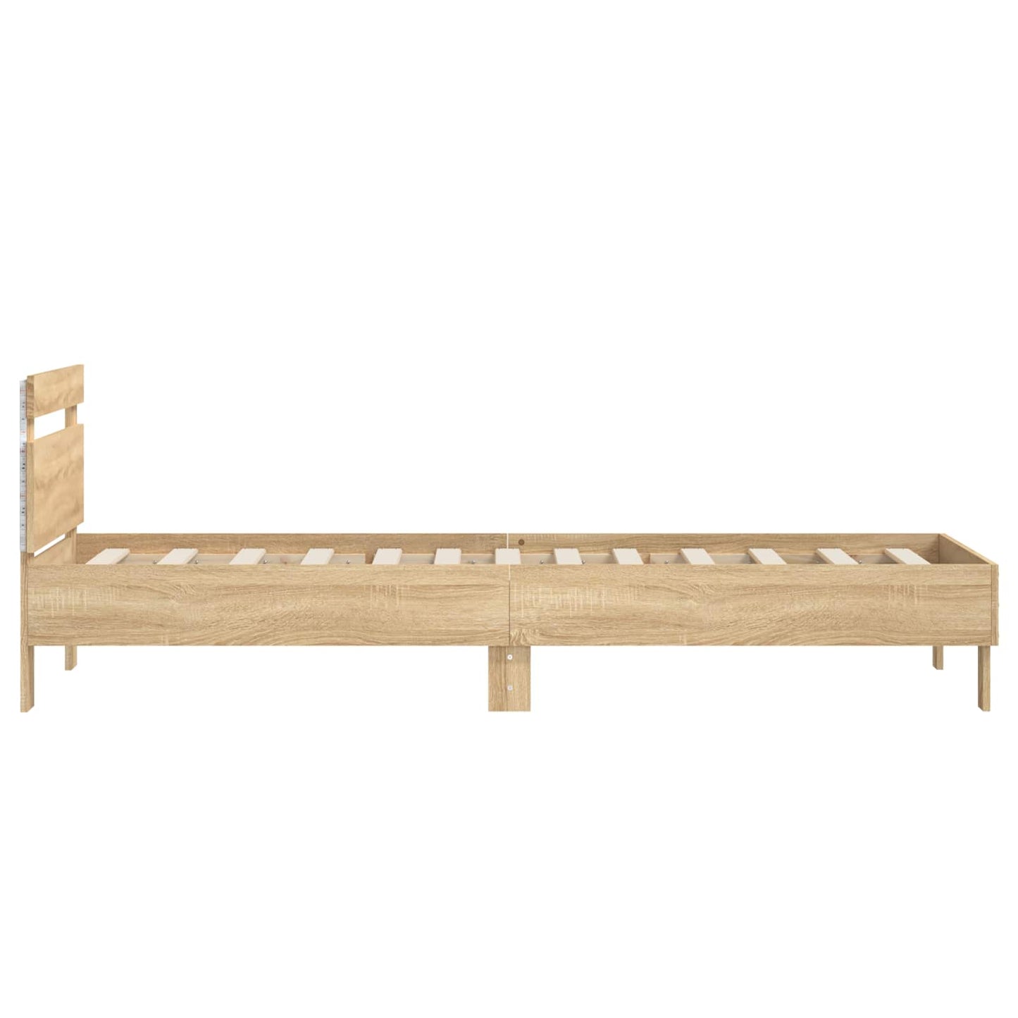 Letto con LED Rovere Sonoma 80 x 200 cm Legno ingegnerizzato | homemem39