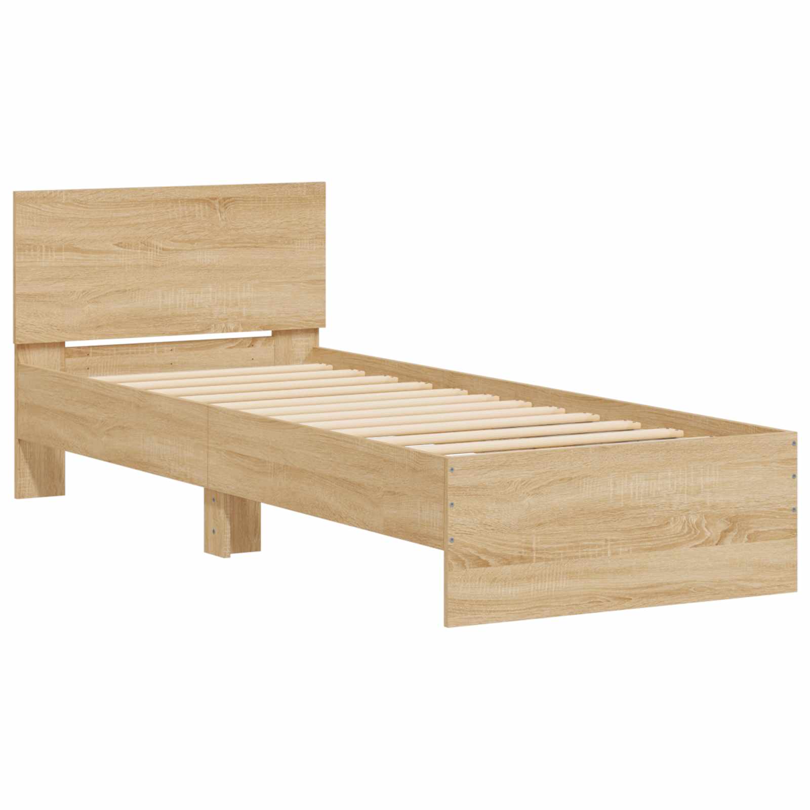 Letto con LED Rovere Sonoma 80 x 200 cm Legno ingegnerizzato | homemem39