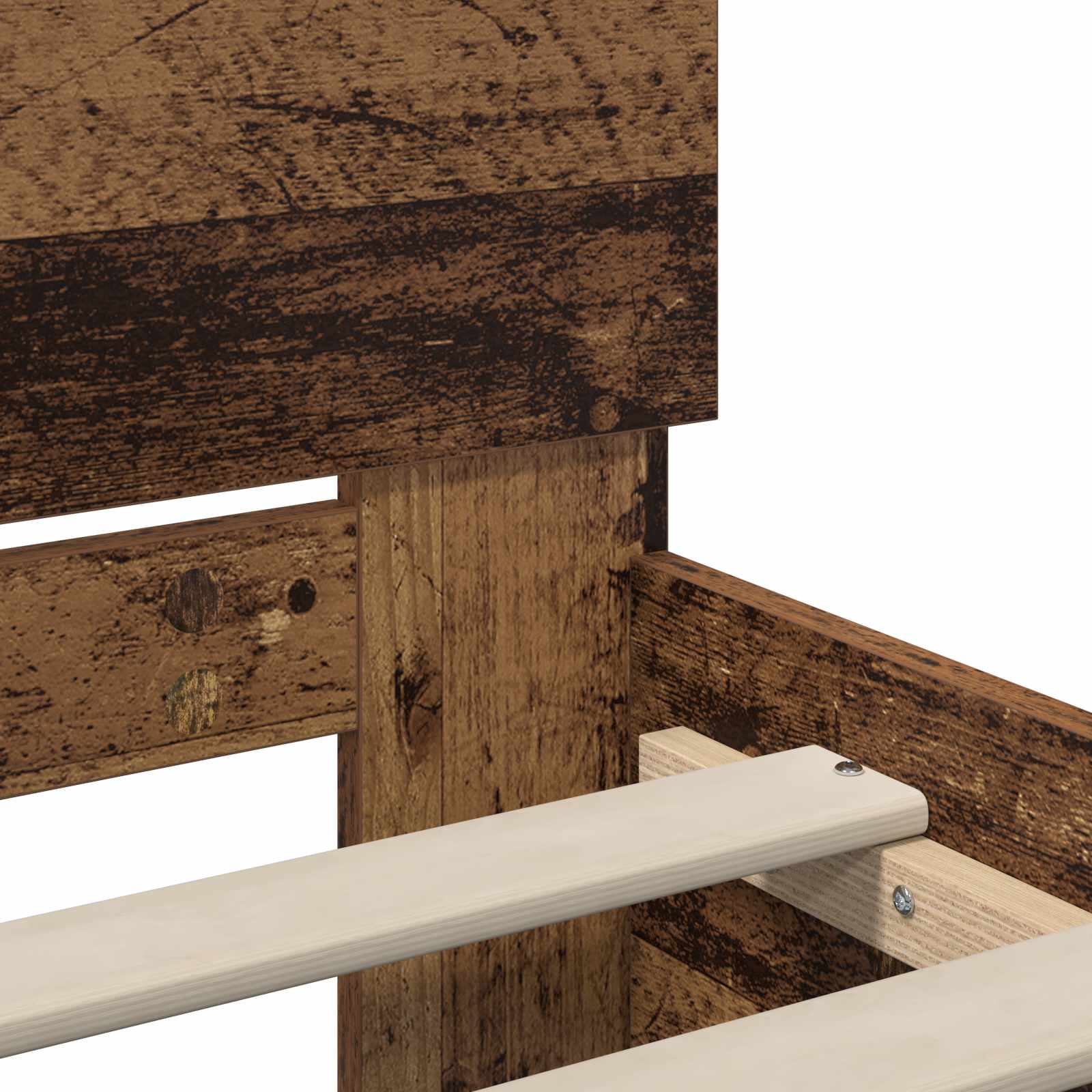 Letto con LED Legno antico 80 x 200 cm Legno ingegnerizzato | homemem39
