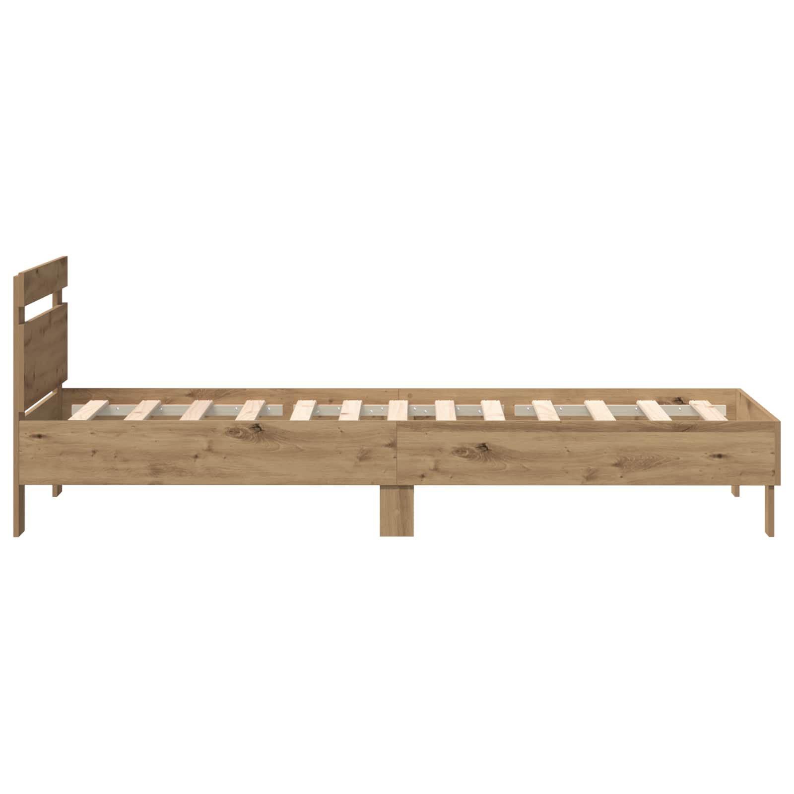 Letto con LED Rovere Artigianale 80 x 200 cm | homemem39
