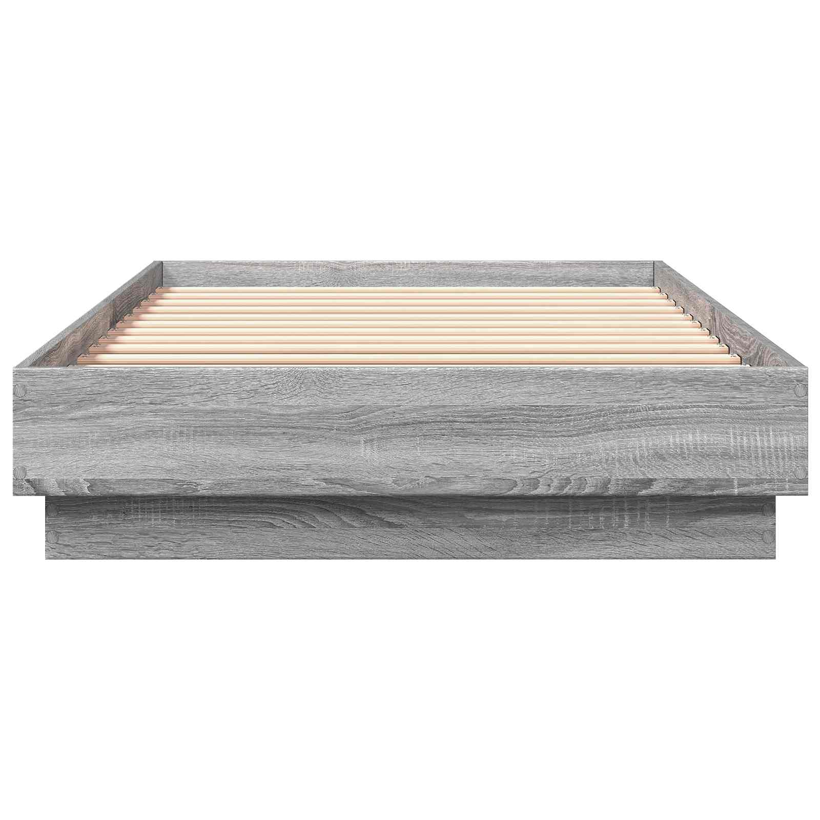 Letto con LED Sonoma grigio 80 x 200 cm Legno ingegnerizzato | homemem39
