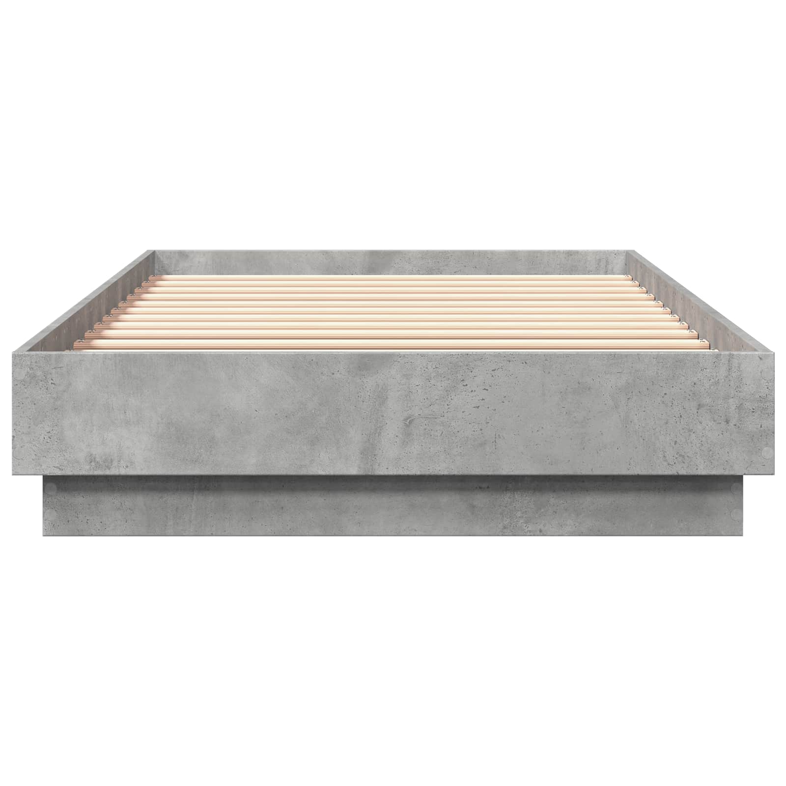 Letto con LED Grigio Cemento 80 x 200 cm Legno ingegnerizzato | homemem39