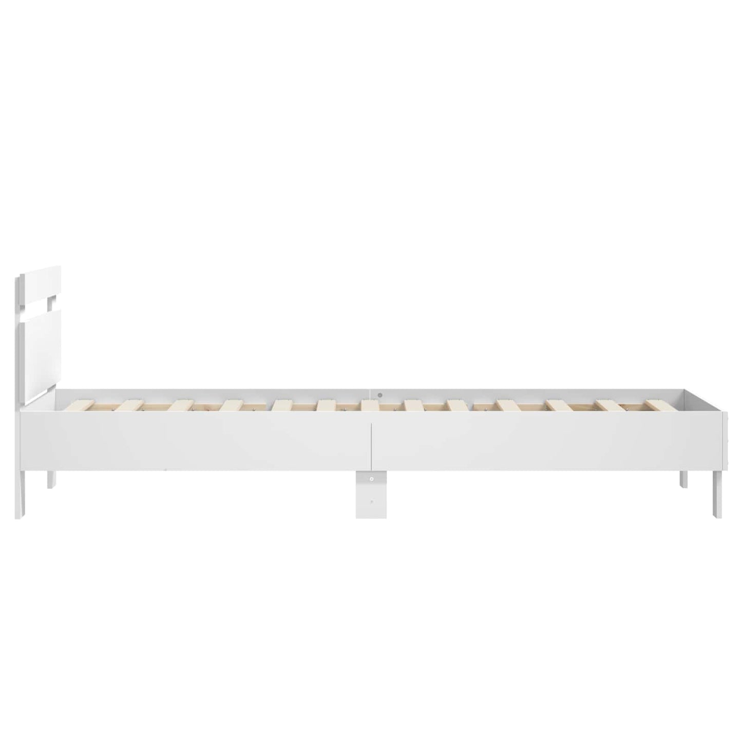 Struttura letto con testata Bianco 80 x 200 cm | homemem39