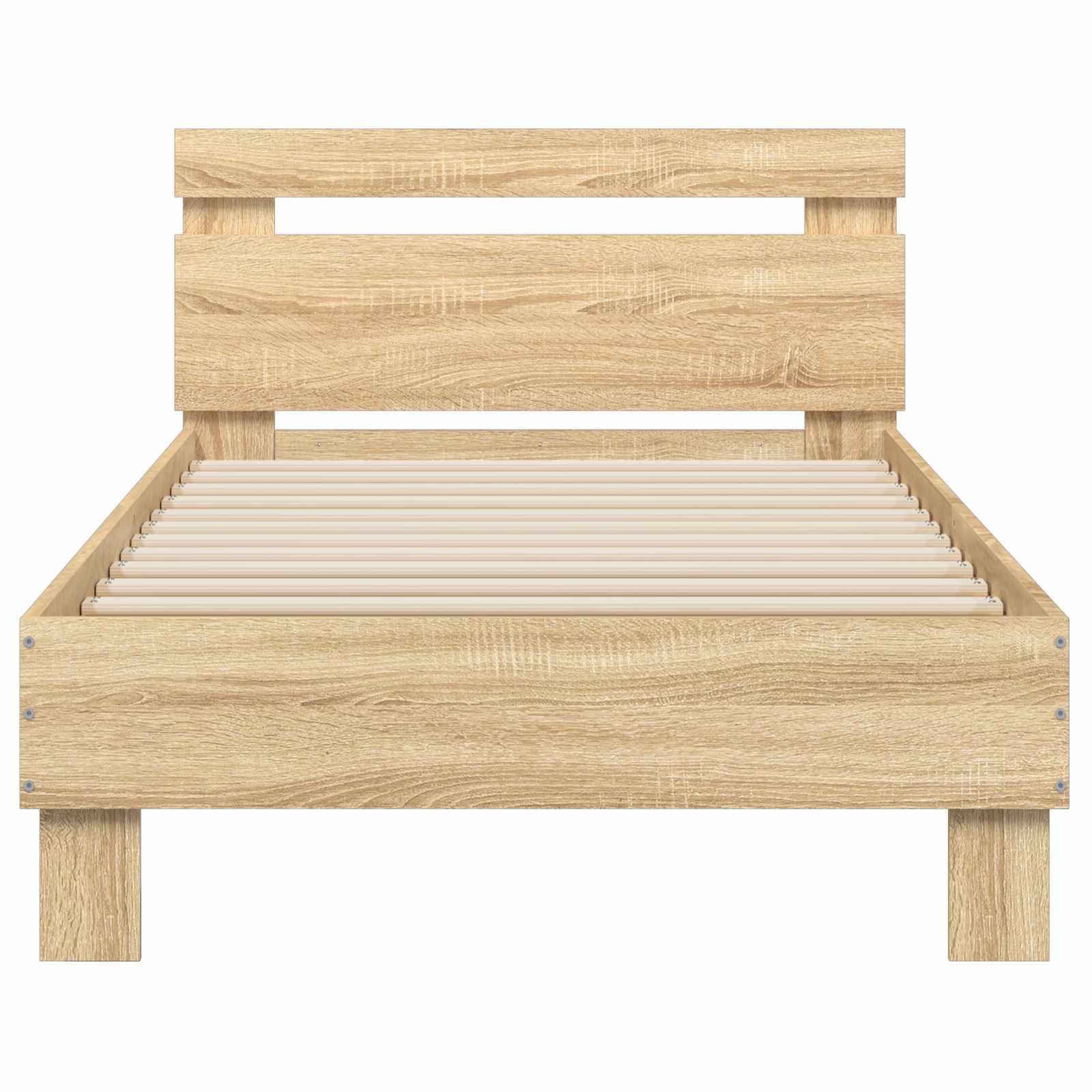 Struttura letto con testata Rovere Sonoma 80 x 200 cm | homemem39
