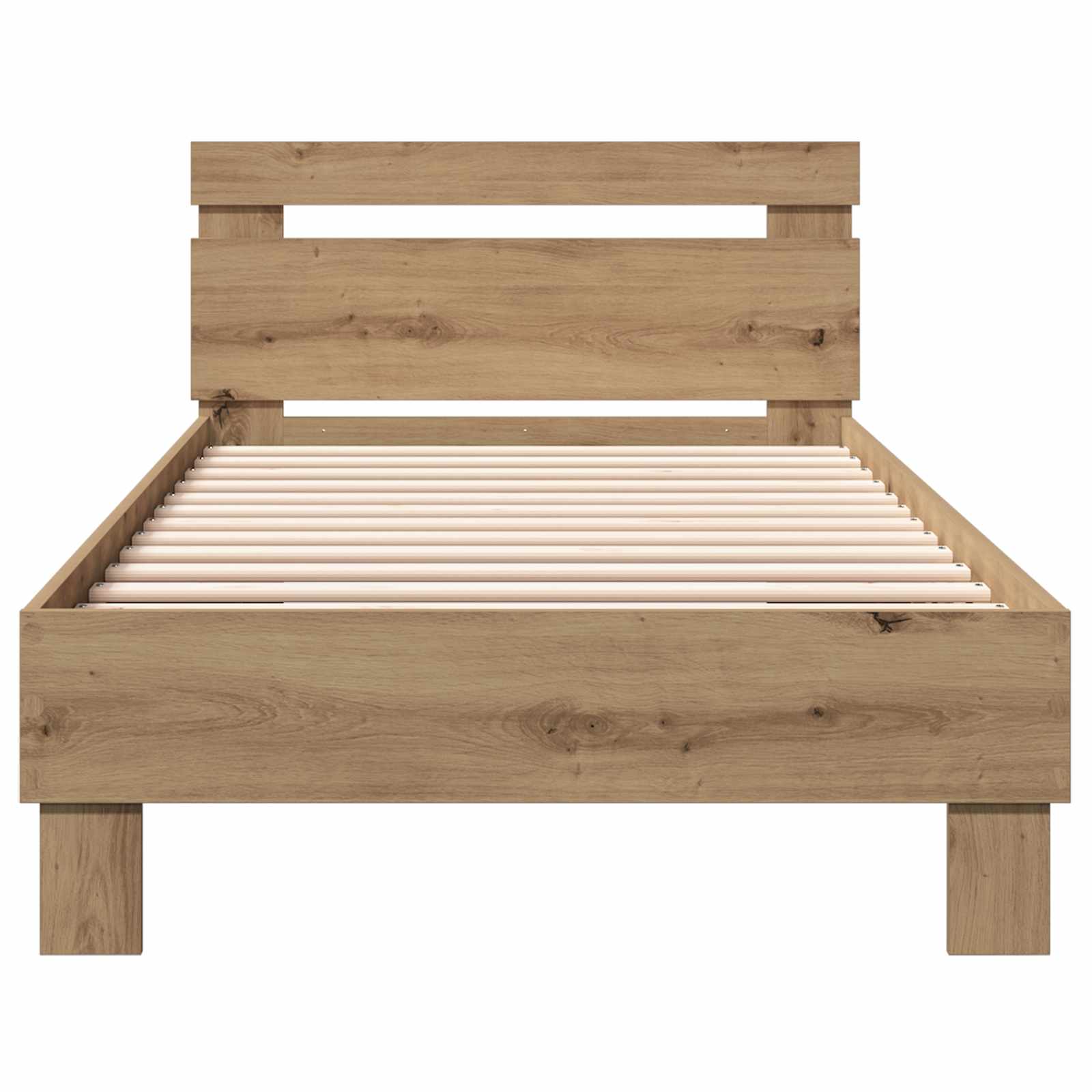 Struttura letto con testata Rovere Artigianale 80 x 200 cm | homemem39