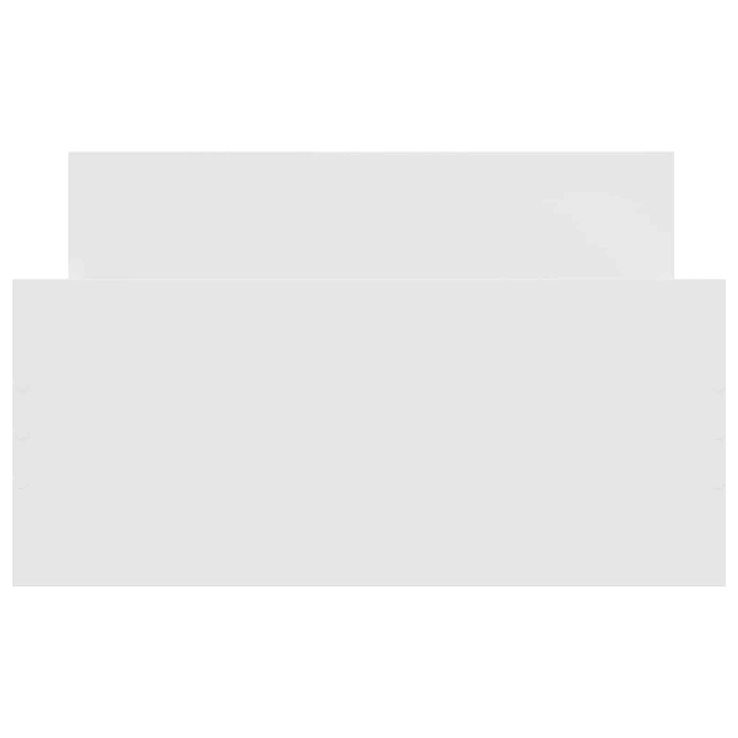 Struttura letto con testata Bianco 80 x 200 cm | homemem39