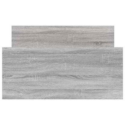 Struttura letto con testata Sonoma grigio 80 x 200 cm | homemem39