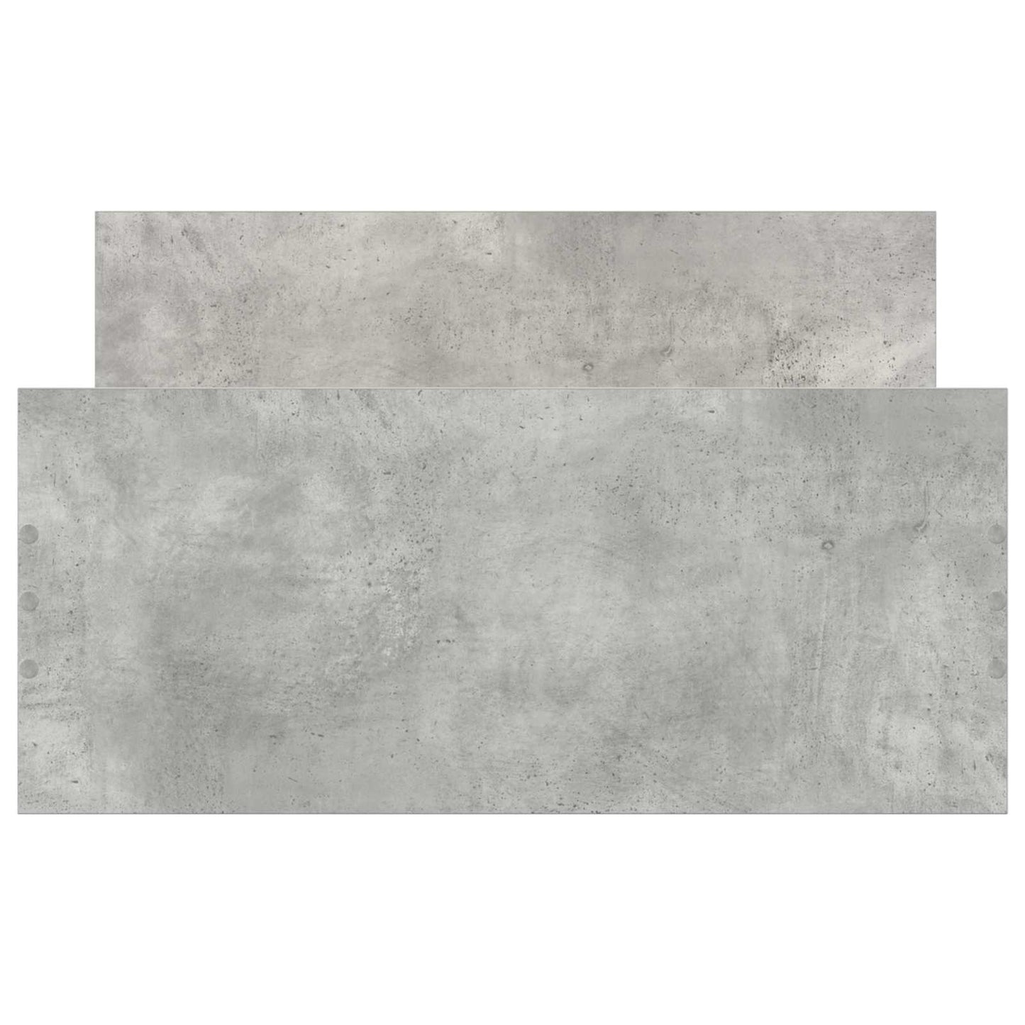 Struttura letto con testata Grigio Cemento 80 x 200 cm | homemem39