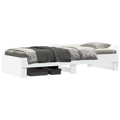 Struttura letto con testata Bianco 80 x 200 cm | homemem39