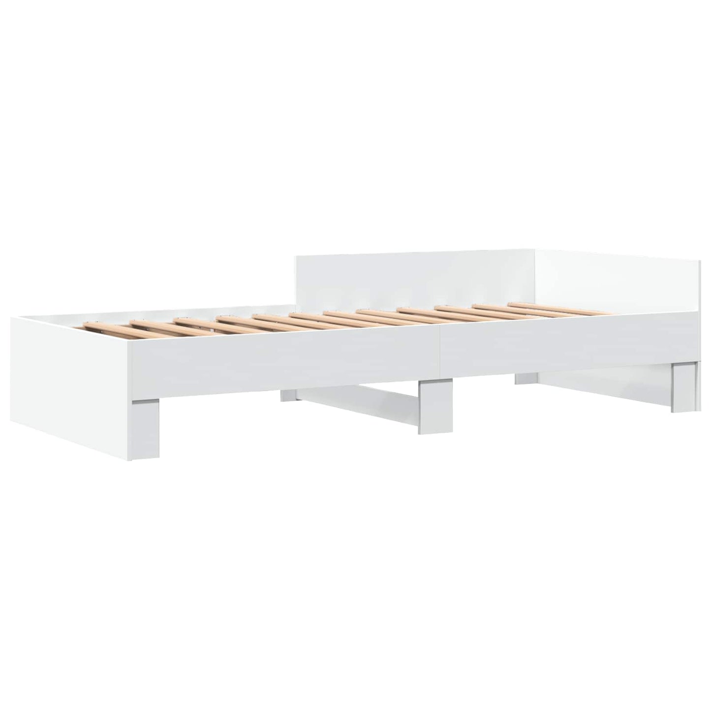 Struttura letto con testata Bianco 80 x 200 cm | homemem39