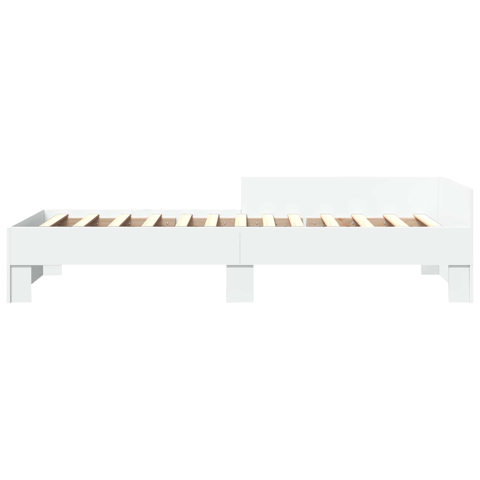Struttura letto con testata Bianco 80 x 200 cm | homemem39