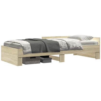 Struttura letto con testata Rovere Sonoma 80 x 200 cm | homemem39