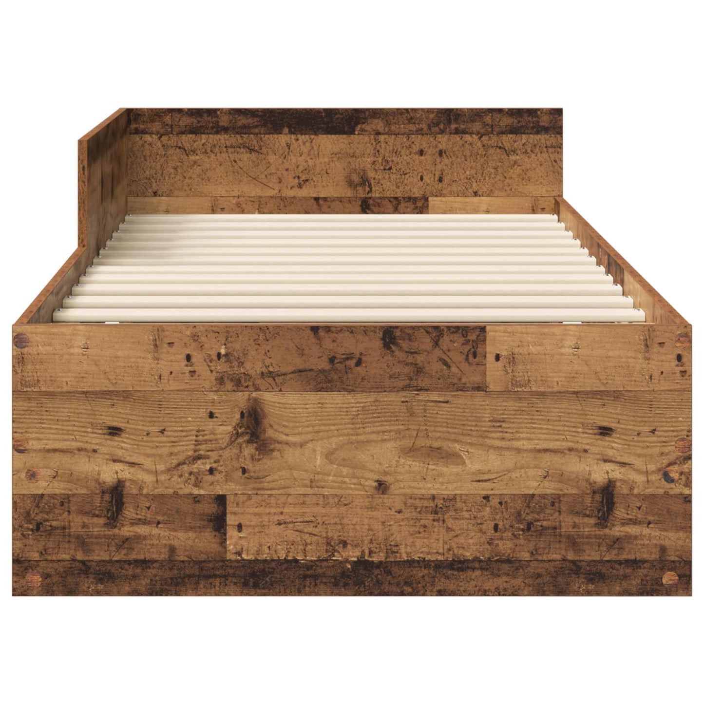 Struttura letto con testata Legno antico 80 x 200 cm | homemem39