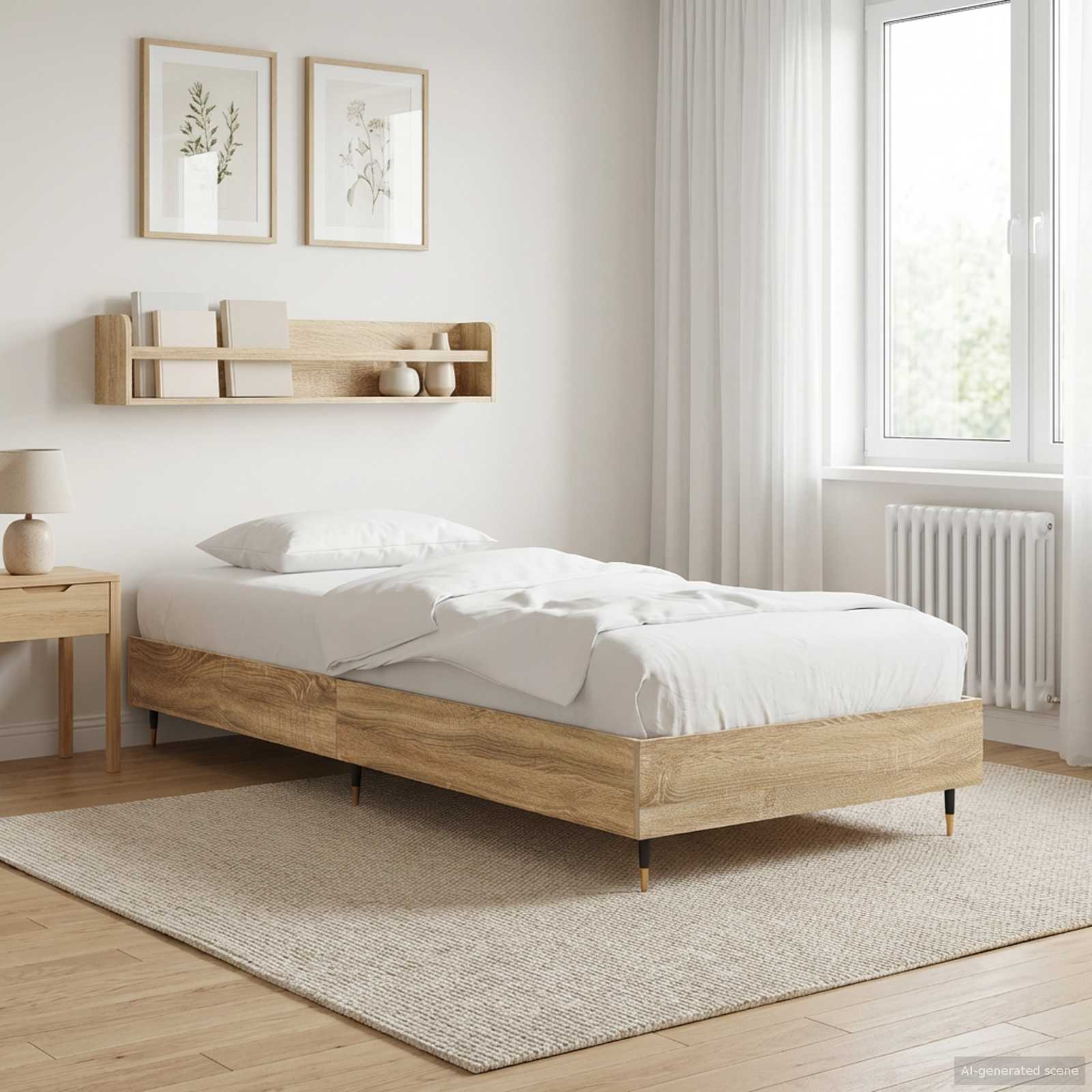 Struttura del letto Rovere Sonoma 80 x 200 cm | homemem39