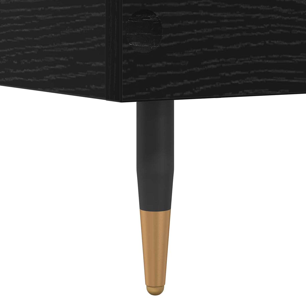 Struttura del letto Rovere Nero 80 x 200 cm