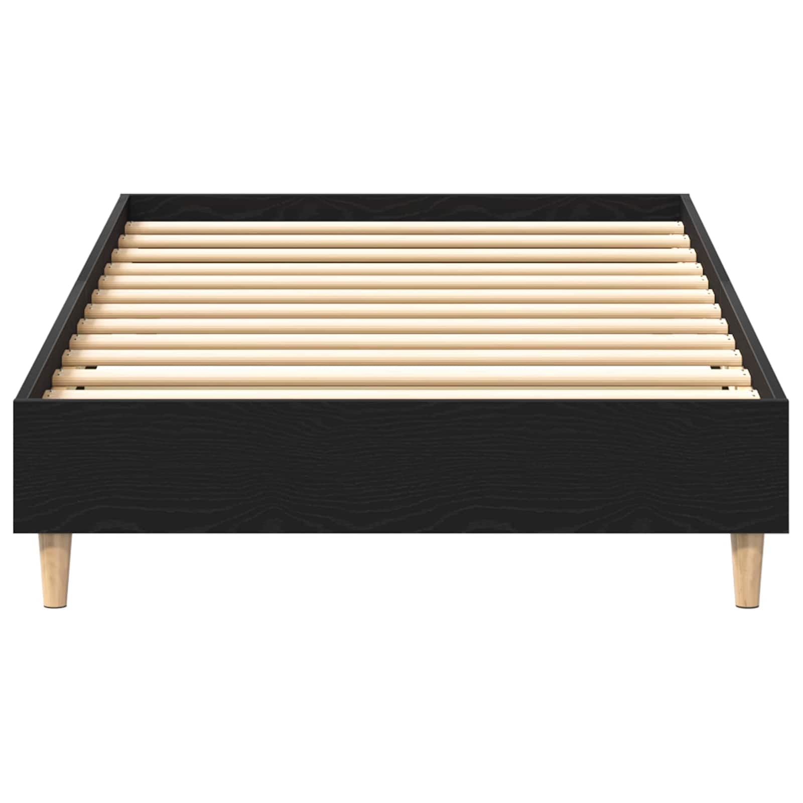 Struttura del letto Rovere Nero 80 x 200 cm | homemem39
