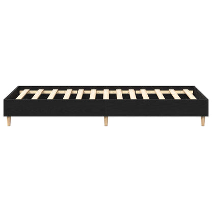 Struttura del letto Rovere Nero 80 x 200 cm | homemem39