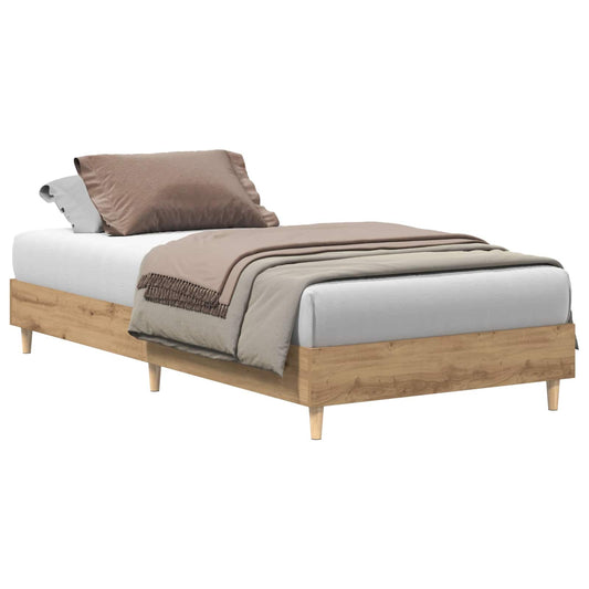 Struttura del letto Rovere Artigianale 80 x 200 cm | homemem39