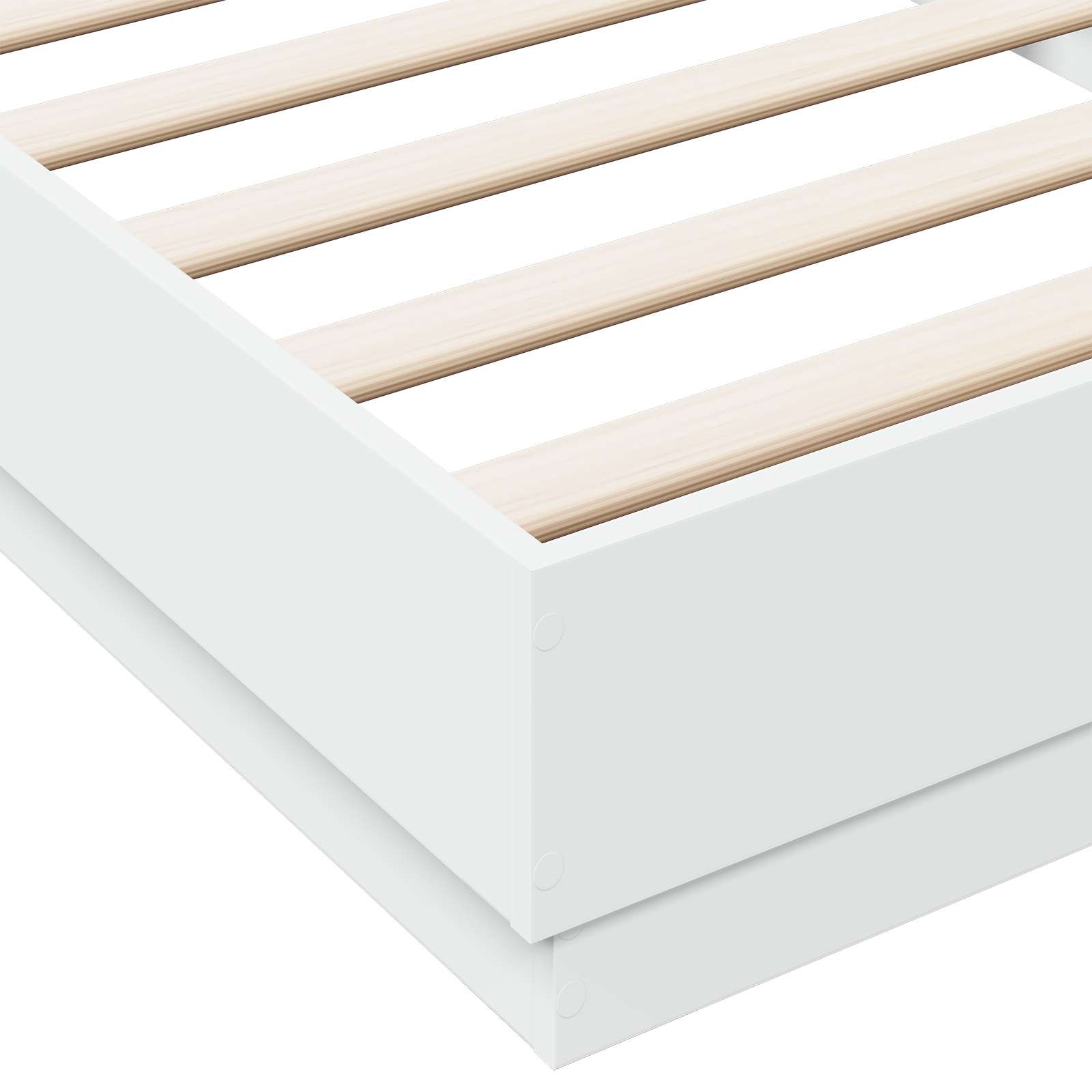 Struttura letto a pavimento Bianco 80 x 200 cm | homemem39