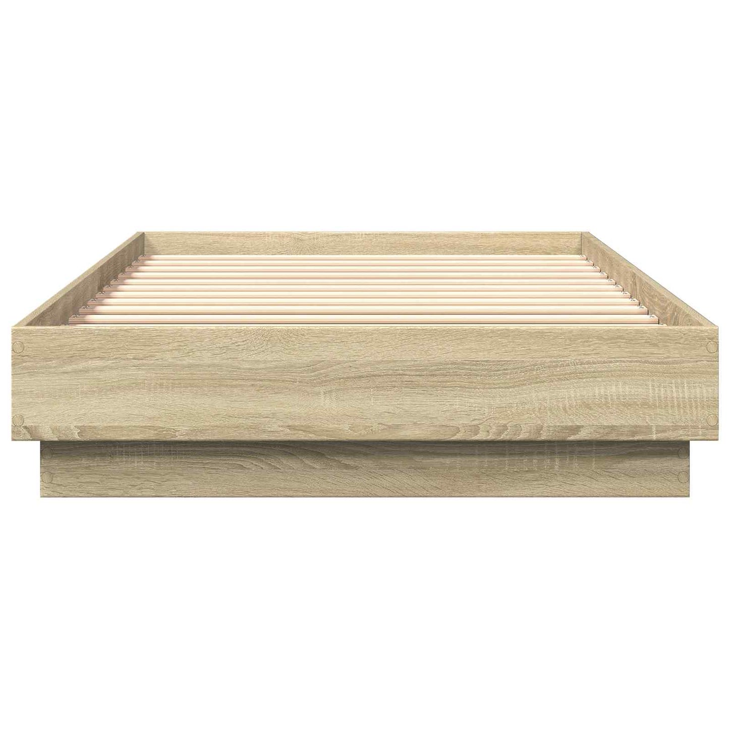 Struttura letto a pavimento Rovere Sonoma 80 x 200 cm | homemem39
